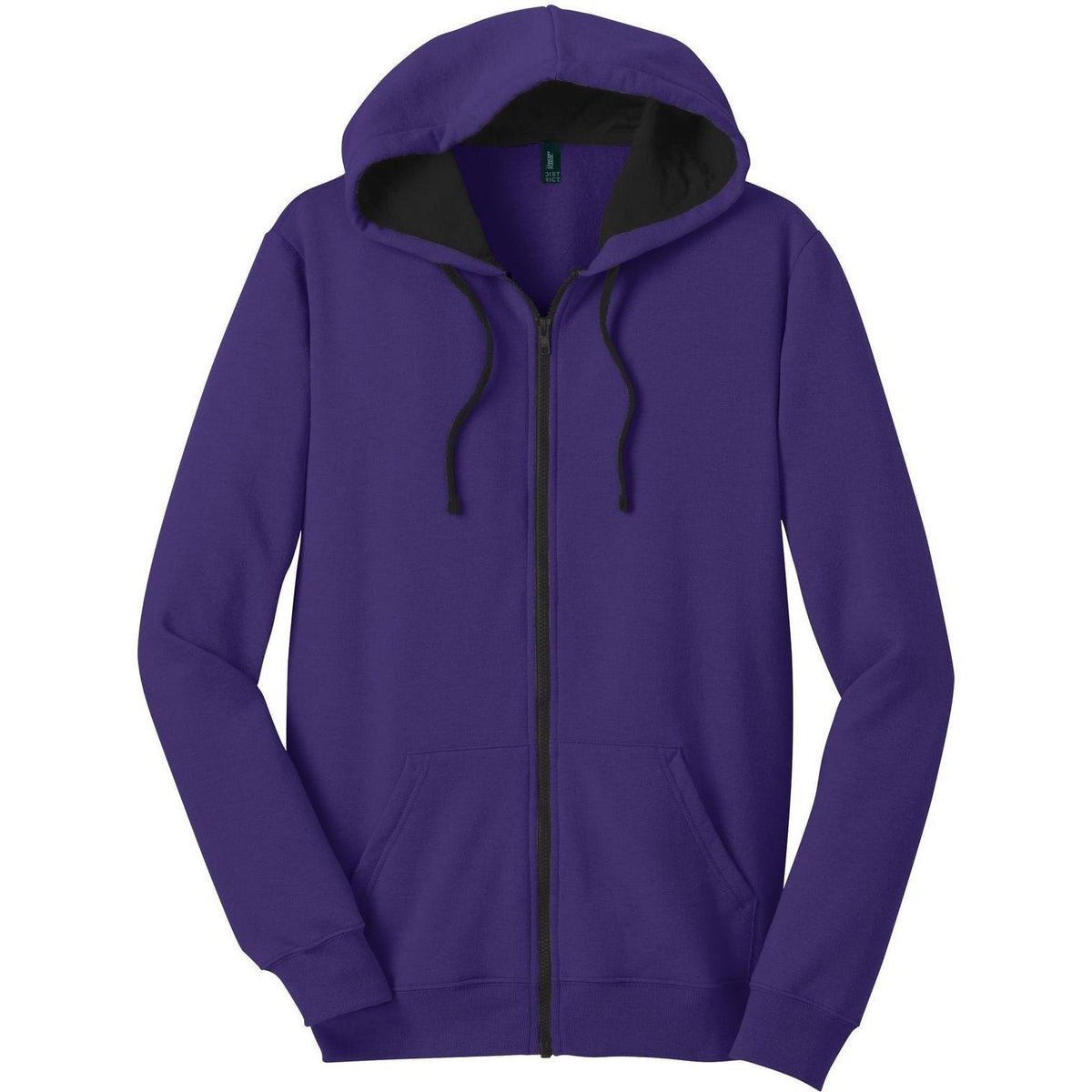 no-logo District The Concert Fleece Full-Zip Hoodie
