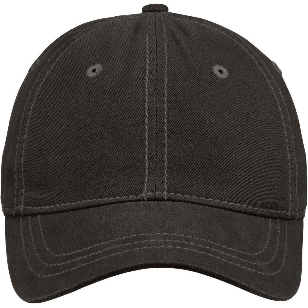 no-logo District Thick Stitch Cap-Regular-District-Black-OSFA-Thread Logic