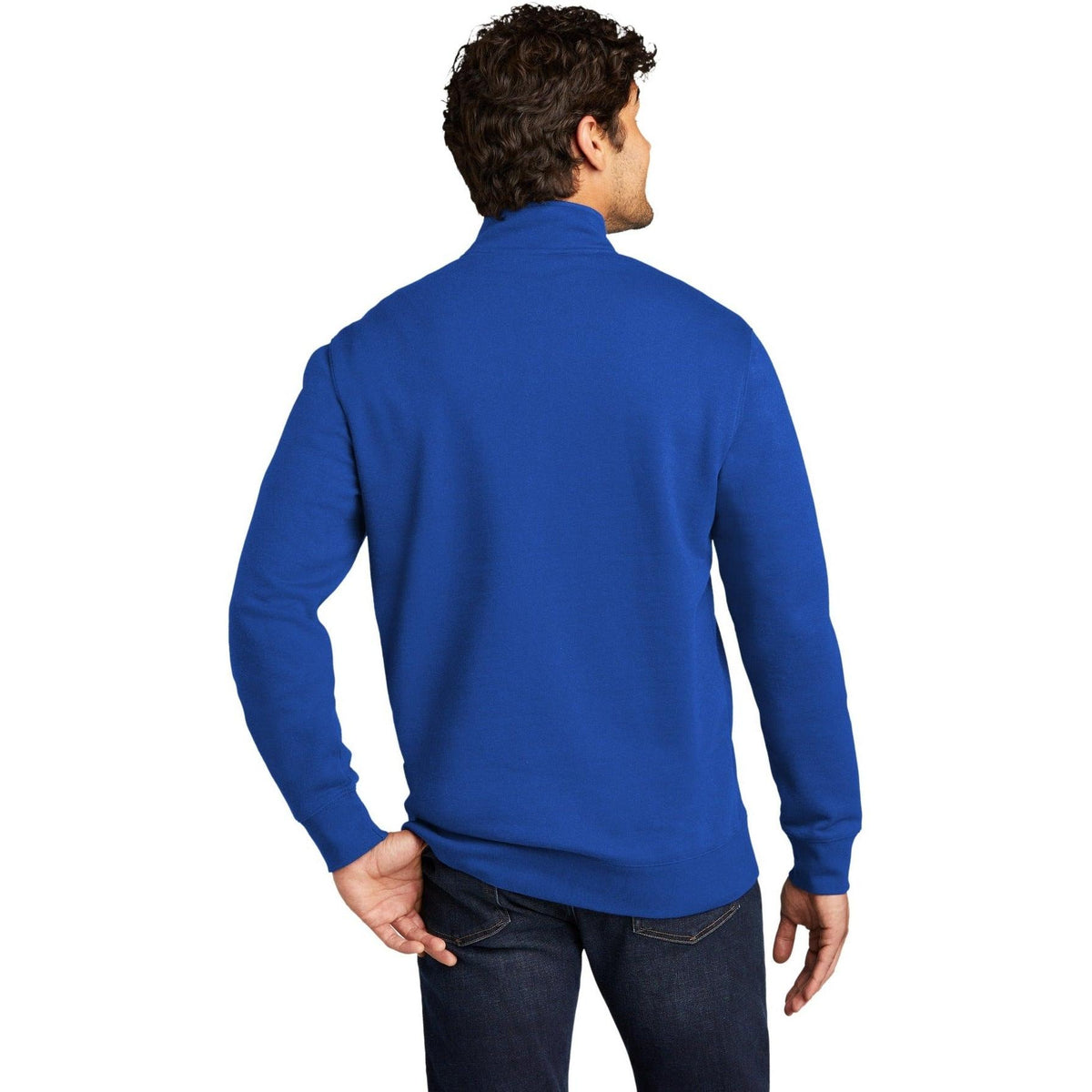 no-logo District V.I.T. Fleece 1/4-Zip-Regular-District-Thread Logic