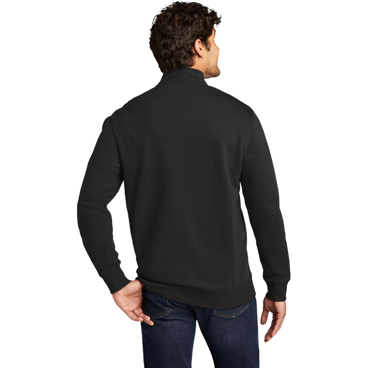 no-logo District V.I.T. Fleece 1/4-Zip-Regular-District-Thread Logic