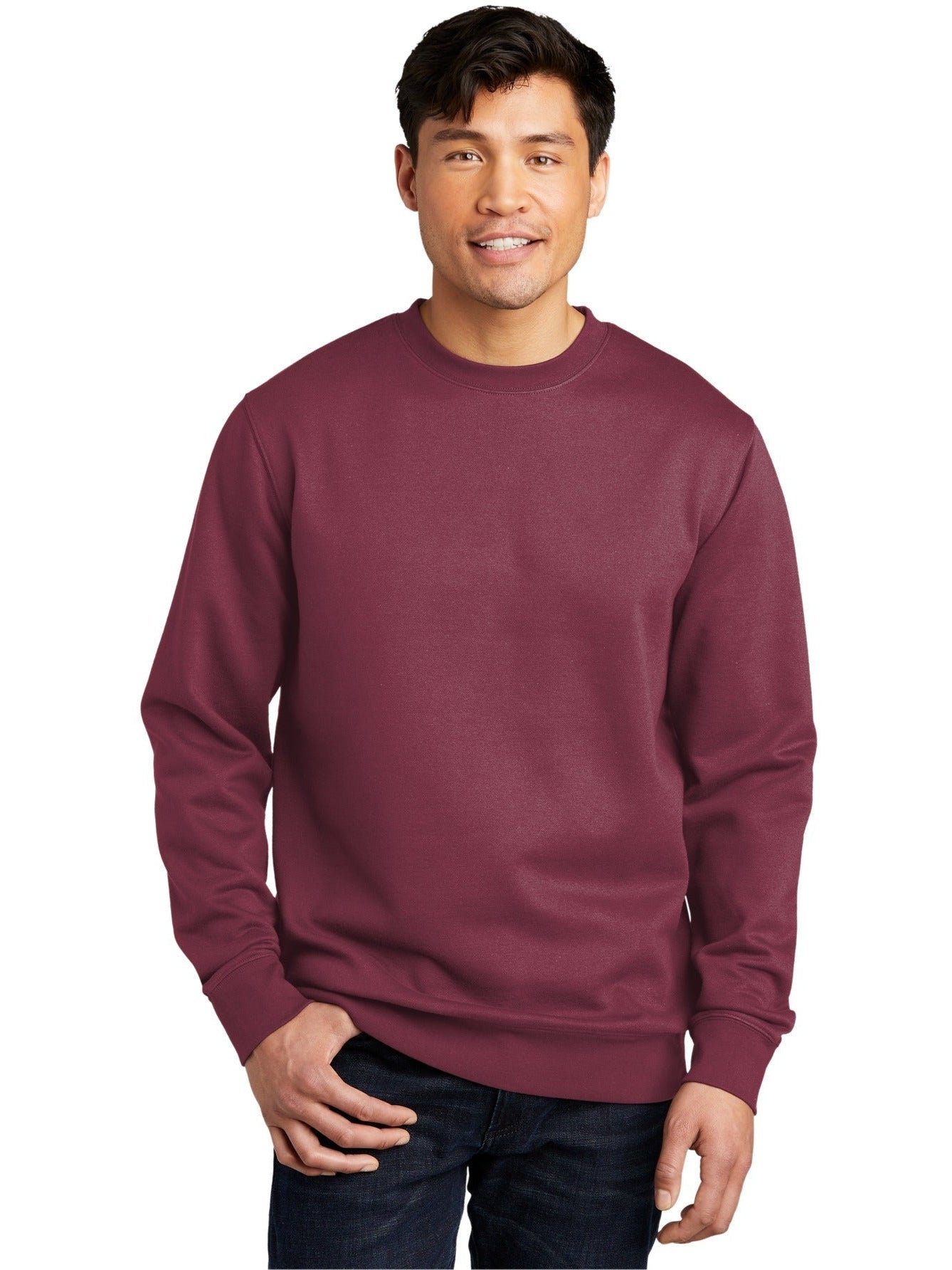 no-logo District V.I.T. Fleece Crew-Regular-District-Thread Logic