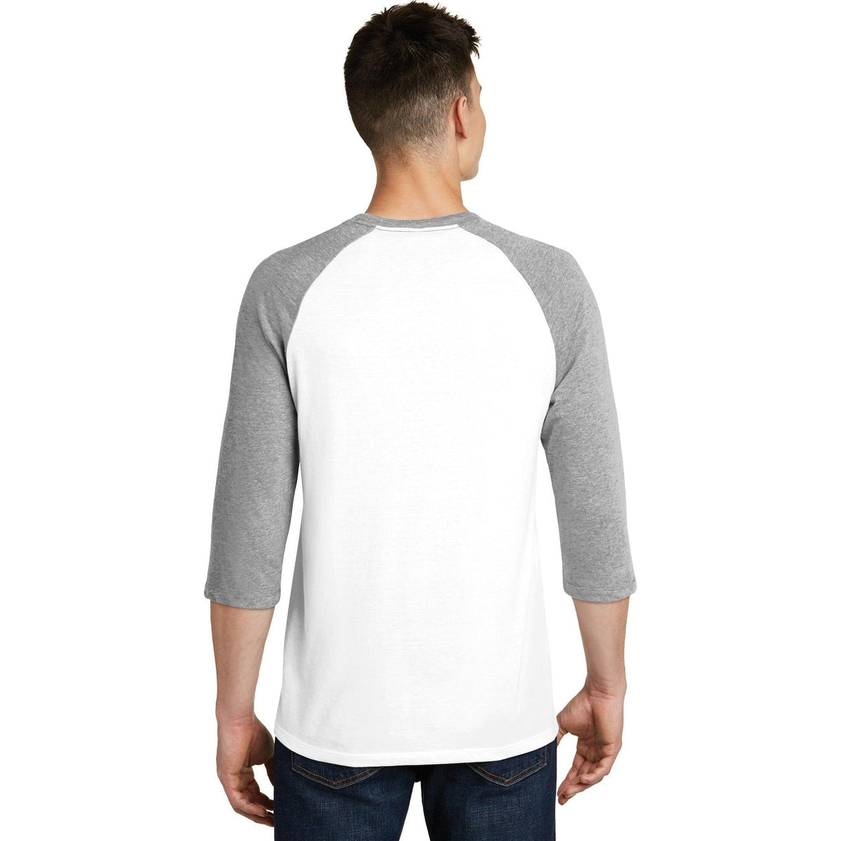 no-logo District Very Important Tee 3/4-Sleeve Raglan-Regular-District-Thread Logic