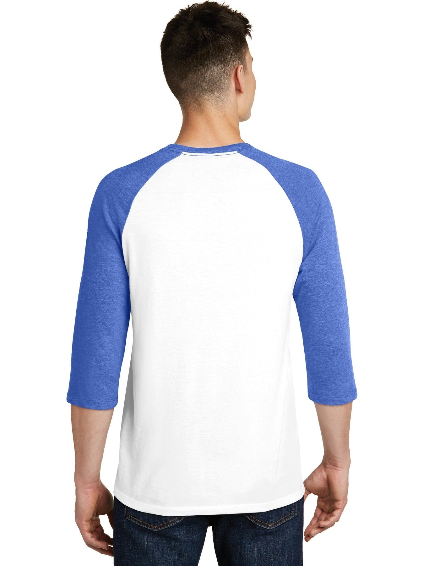 no-logo District Very Important Tee 3/4-Sleeve Raglan-Regular-District-Thread Logic