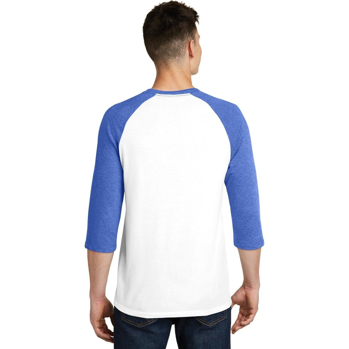 no-logo District Very Important Tee 3/4-Sleeve Raglan-Regular-District-Thread Logic