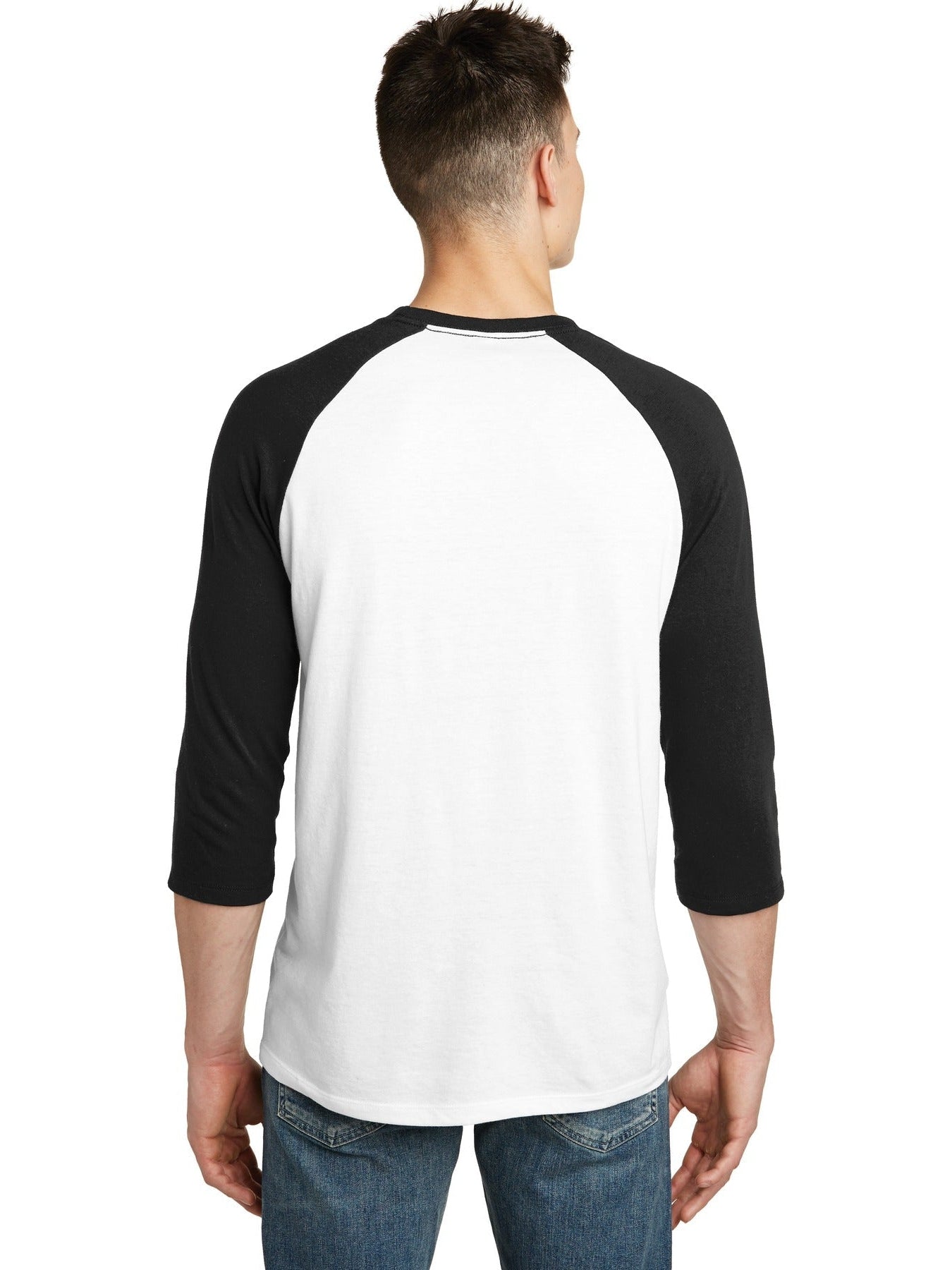 no-logo District Very Important Tee 3/4-Sleeve Raglan-Regular-District-Thread Logic