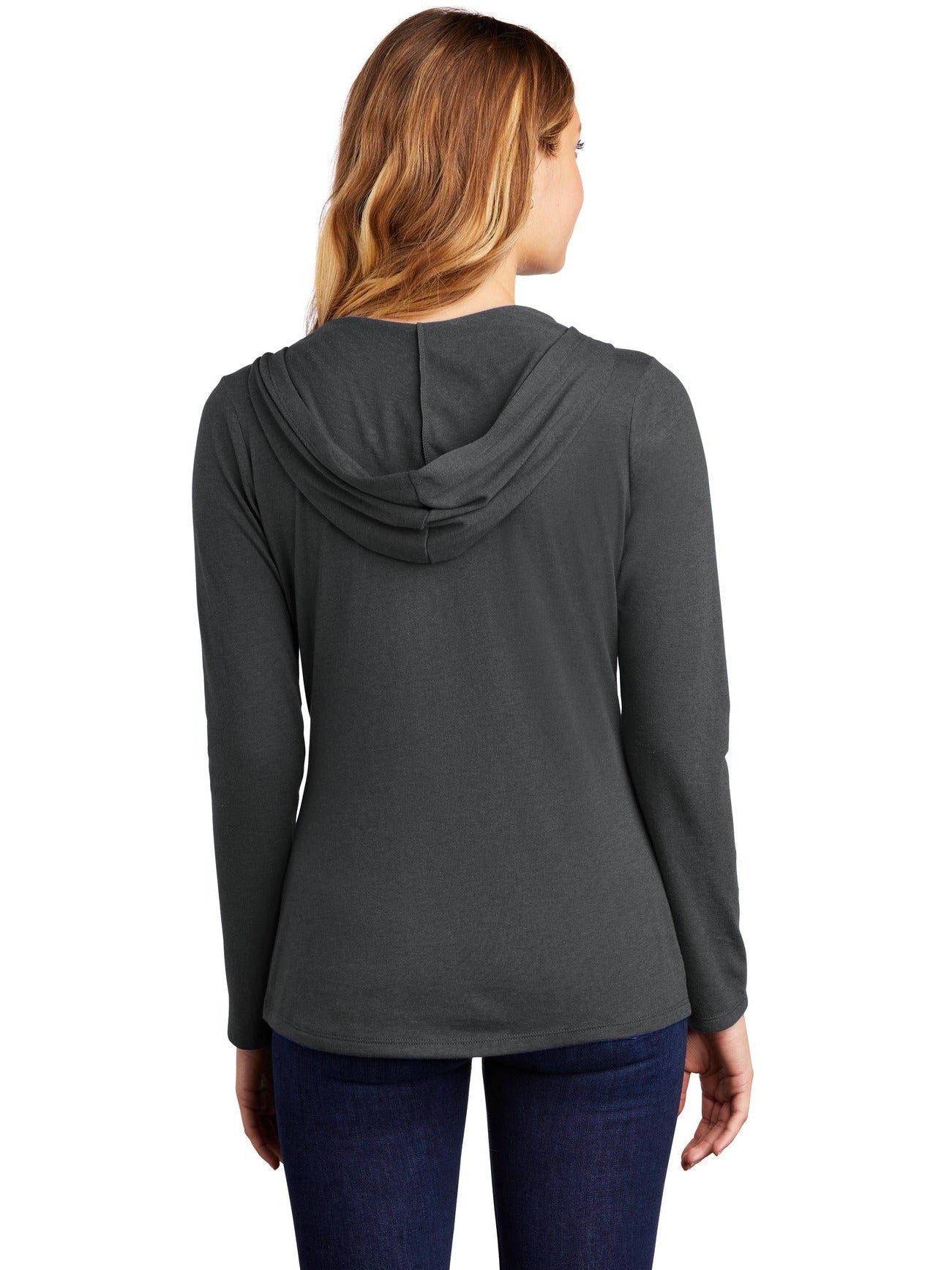 no-logo District Women’s Perfect Tri-Long Sleeve Hoodie-Regular-District-Thread Logic