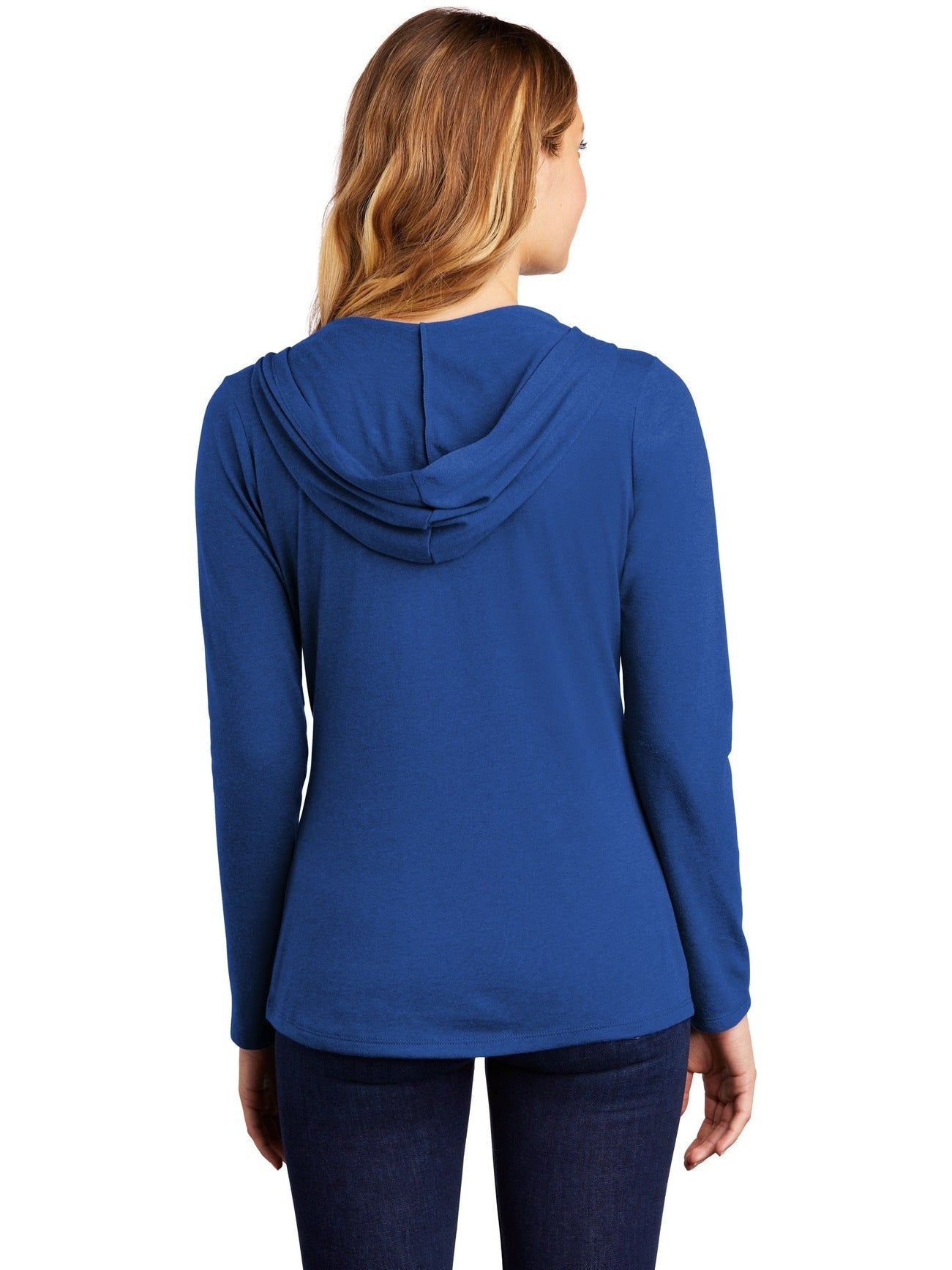 no-logo District Women’s Perfect Tri-Long Sleeve Hoodie-Regular-District-Thread Logic