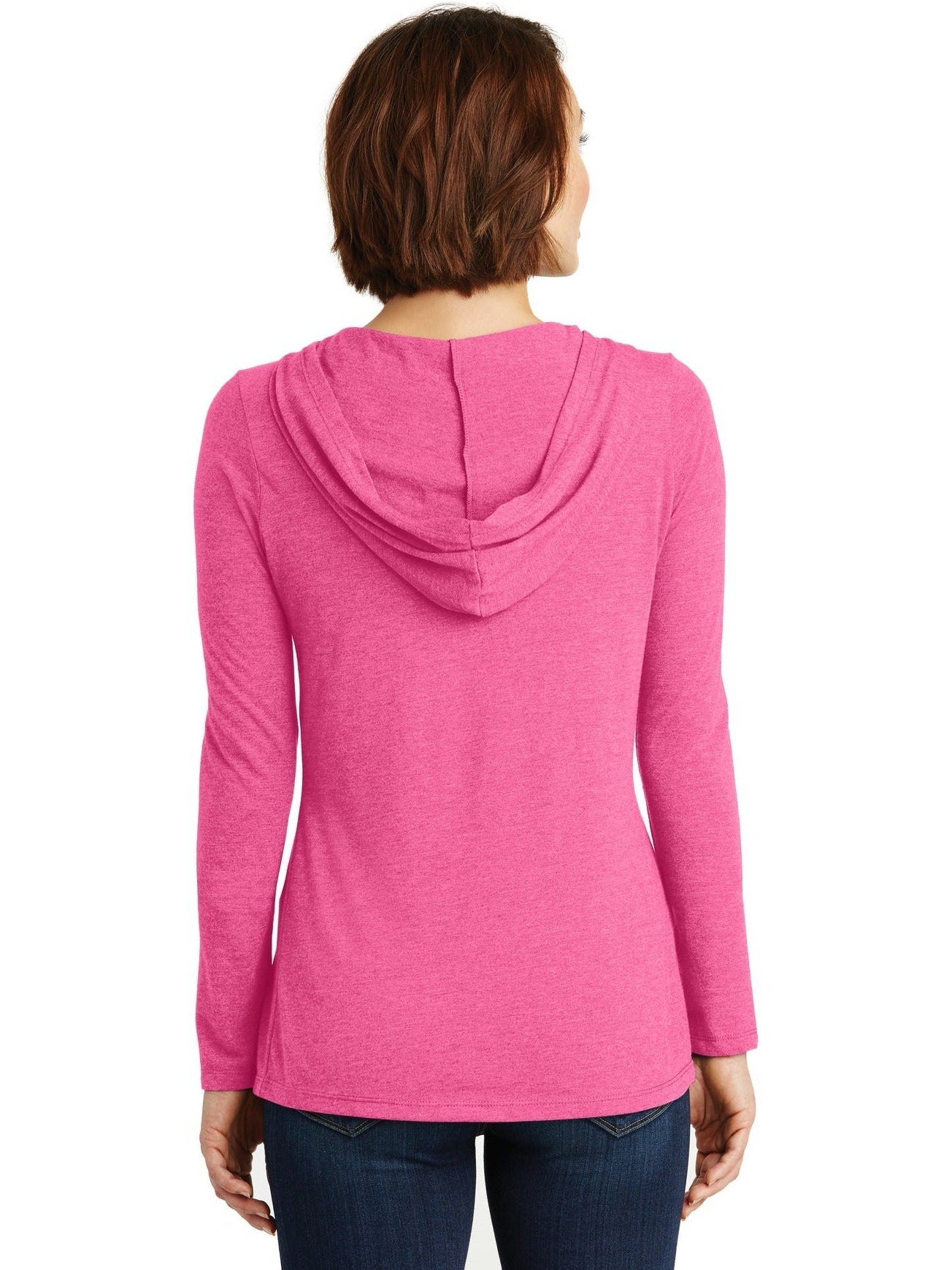 no-logo District Women’s Perfect Tri-Long Sleeve Hoodie-Regular-District-Thread Logic
