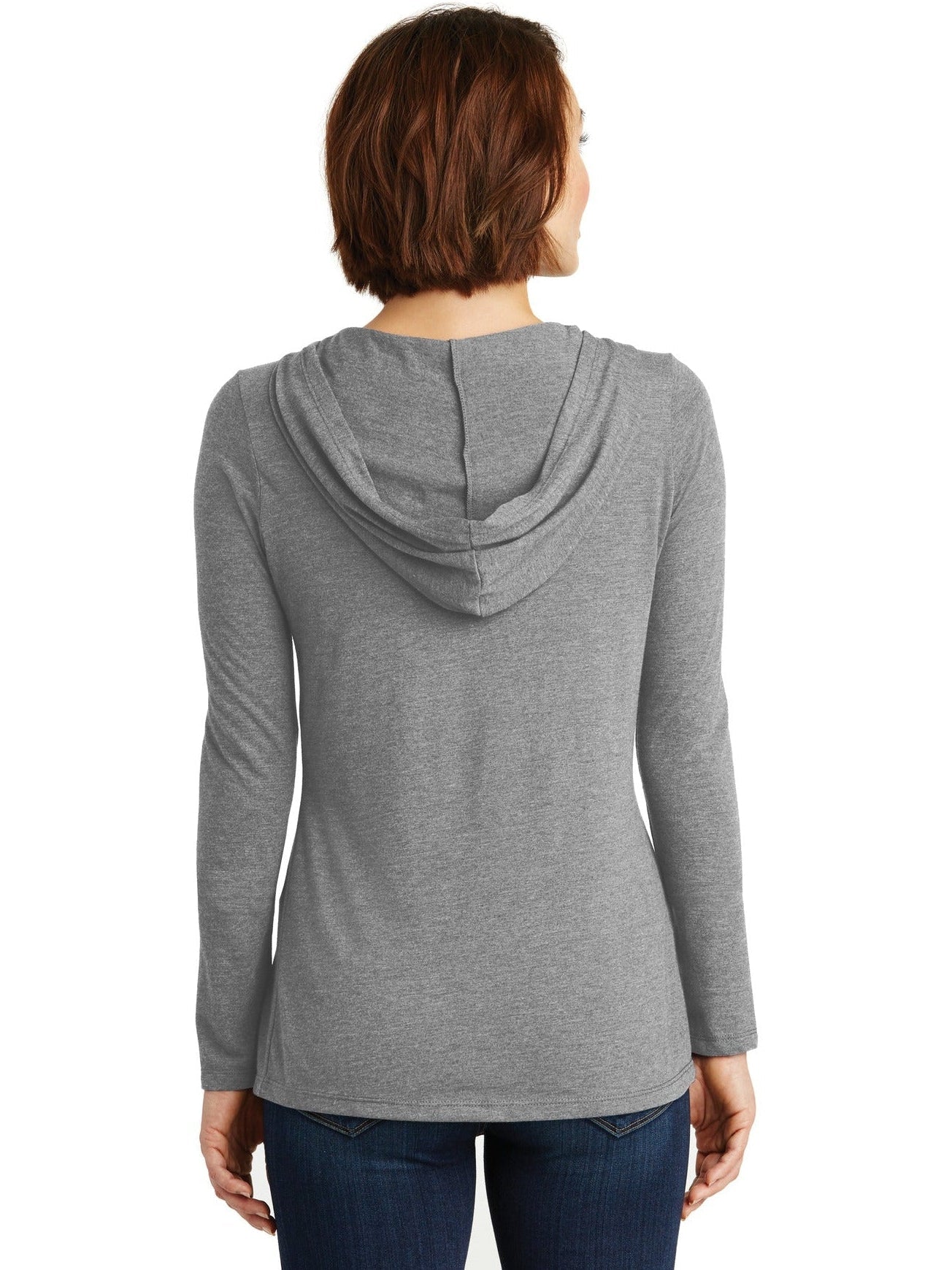 no-logo District Women’s Perfect Tri-Long Sleeve Hoodie-Regular-District-Thread Logic