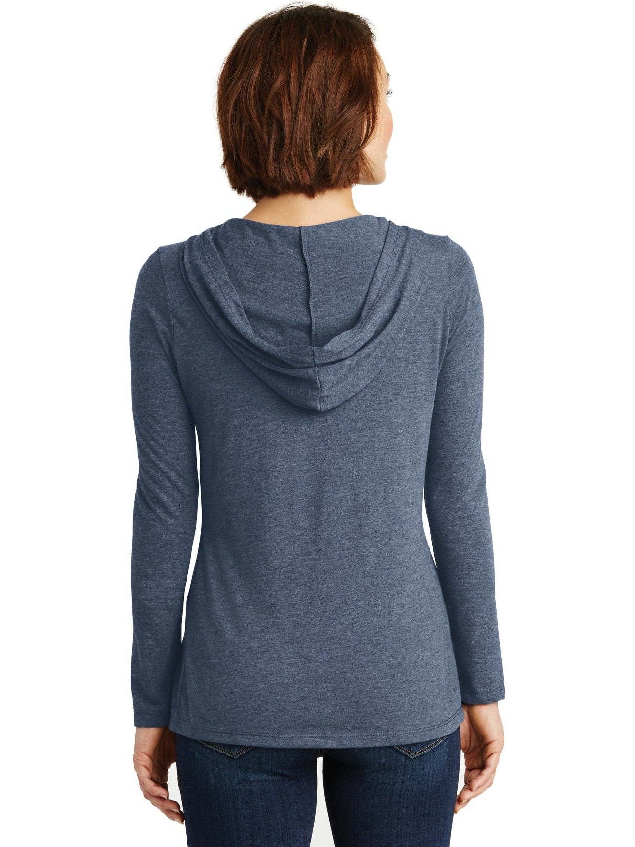 no-logo District Women’s Perfect Tri-Long Sleeve Hoodie-Regular-District-Thread Logic