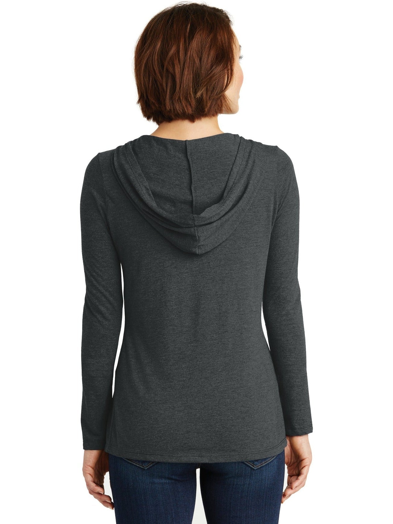no-logo District Women’s Perfect Tri-Long Sleeve Hoodie-Regular-District-Thread Logic