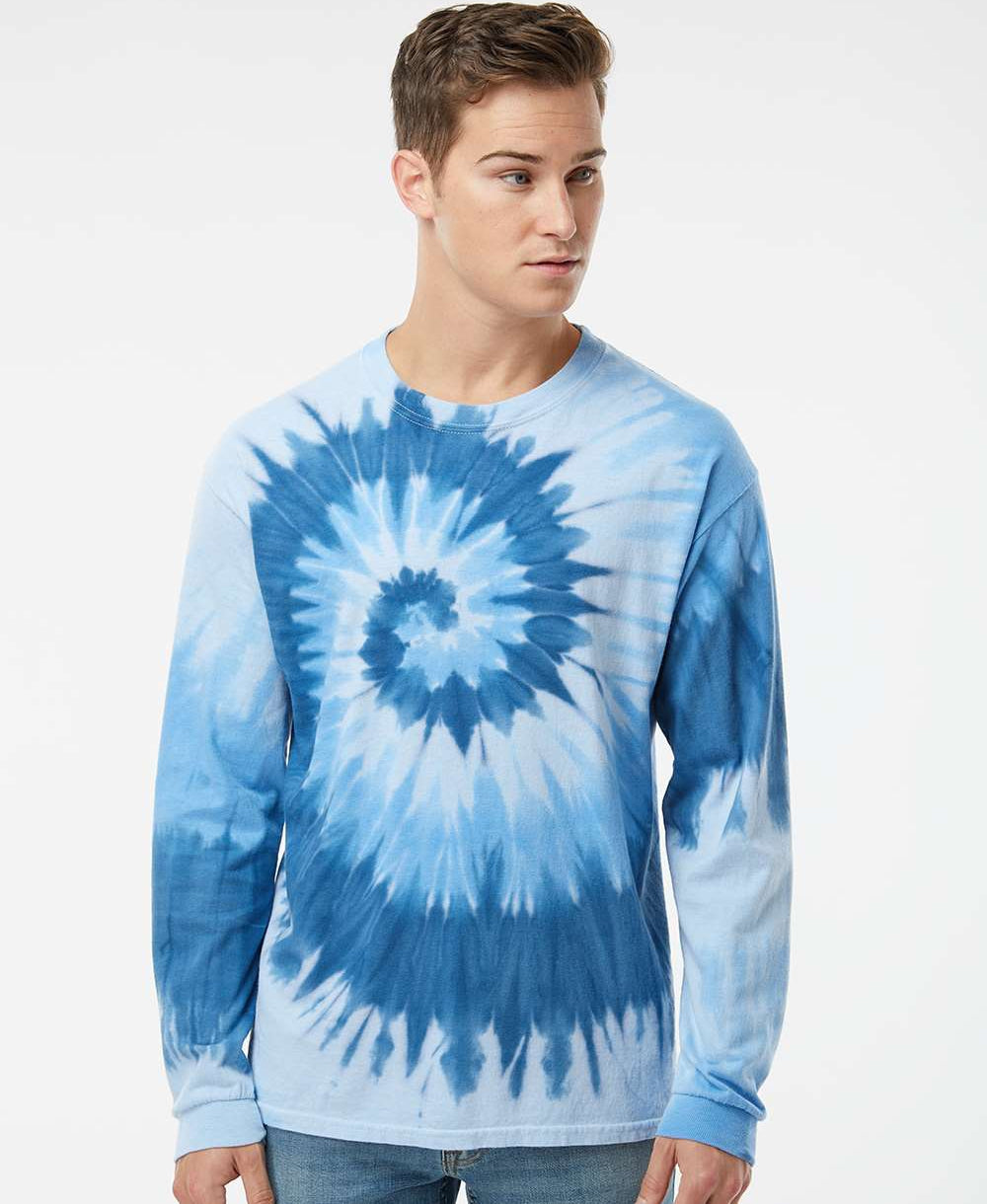no-logo Dyenomite Spiral Tie Dye Long Sleeve-T-Shirts - Long Sleeve-Dyenomite-Thread Logic