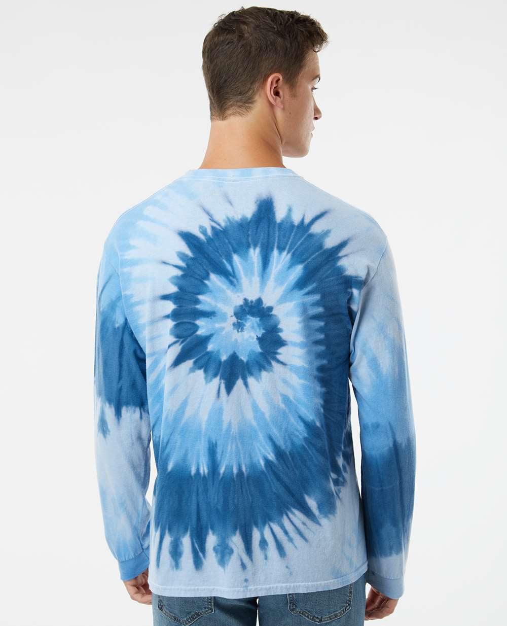 no-logo Dyenomite Spiral Tie Dye Long Sleeve-T-Shirts - Long Sleeve-Dyenomite-Thread Logic