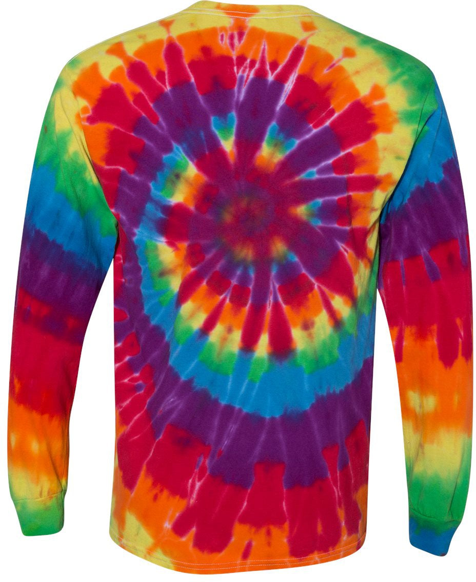 no-logo Dyenomite Spiral Tie Dye Long Sleeve-T-Shirts - Long Sleeve-Dyenomite-Thread Logic