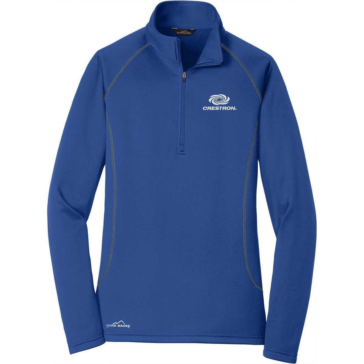 no-logo Eddie Bauer Women's 1/2-Zip Base Layer Fleece-Quarter Zips-Eddie Bauer-Thread Logic