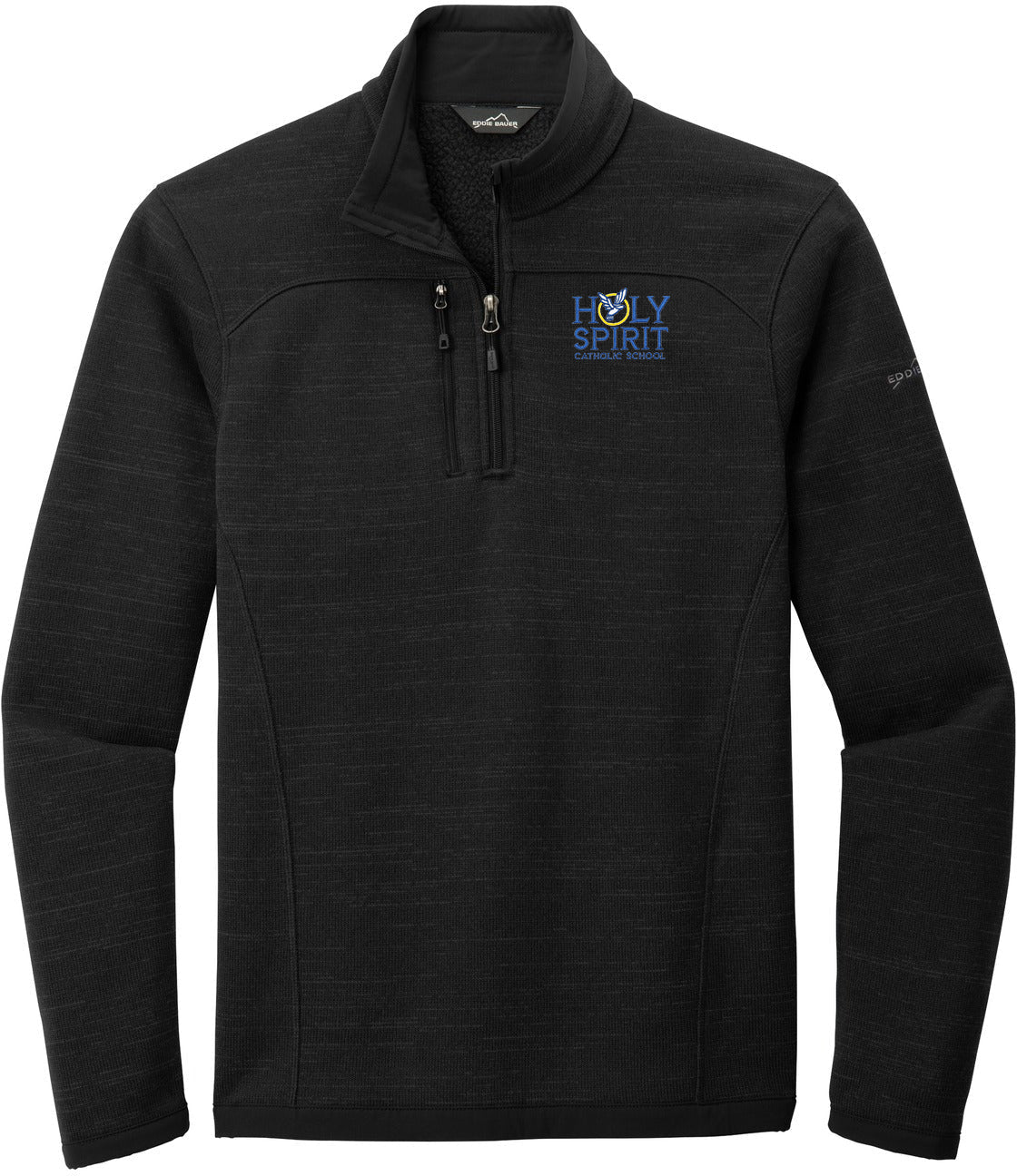 Eddie Bauer - Pullover da uomo in pile - Nero - L Eddie Bauer - Pullover da uomo in pile - Nero - L