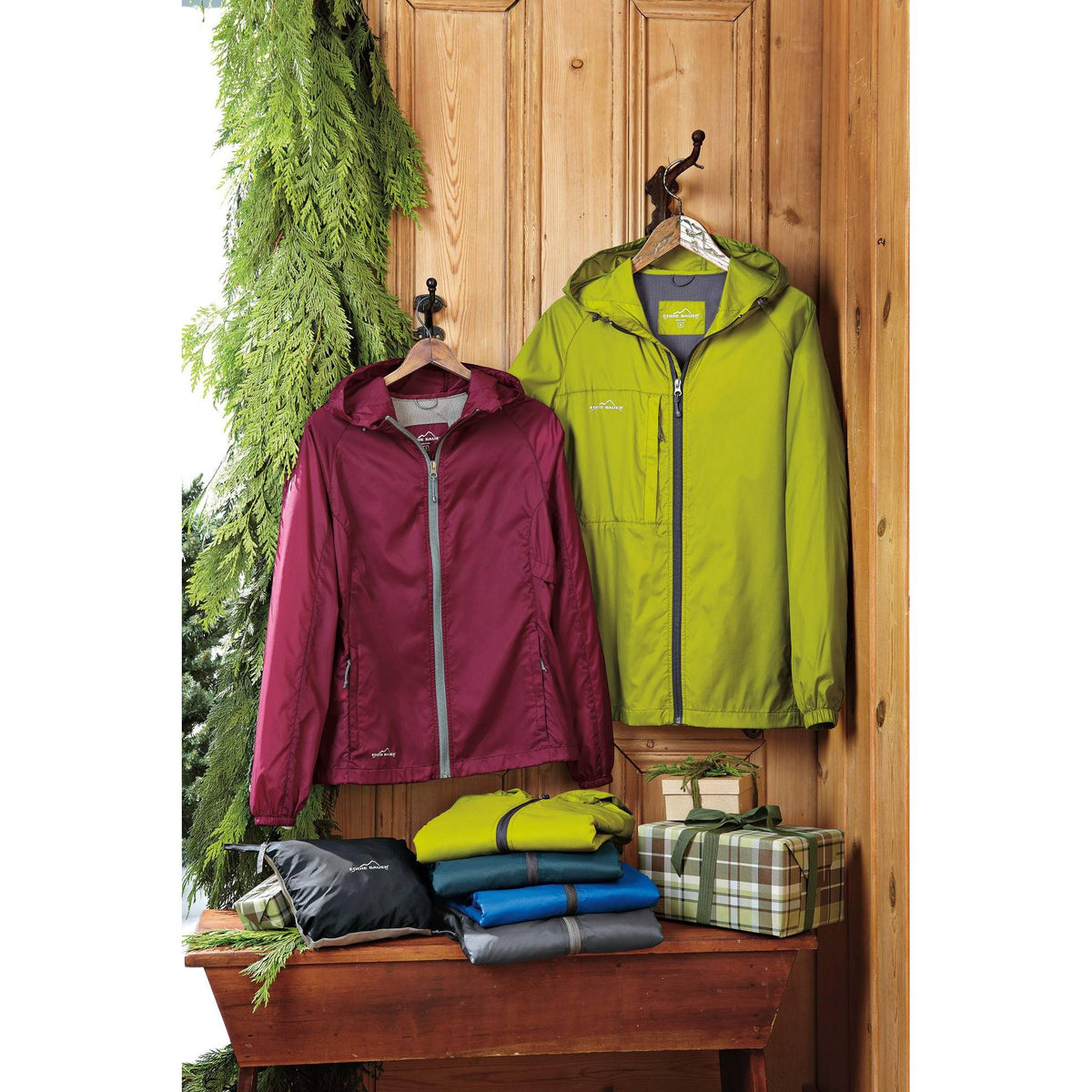 no-logo Eddie Bauer Women's Packable Wind Jacket-Regular-Eddie Bauer-Thread Logic