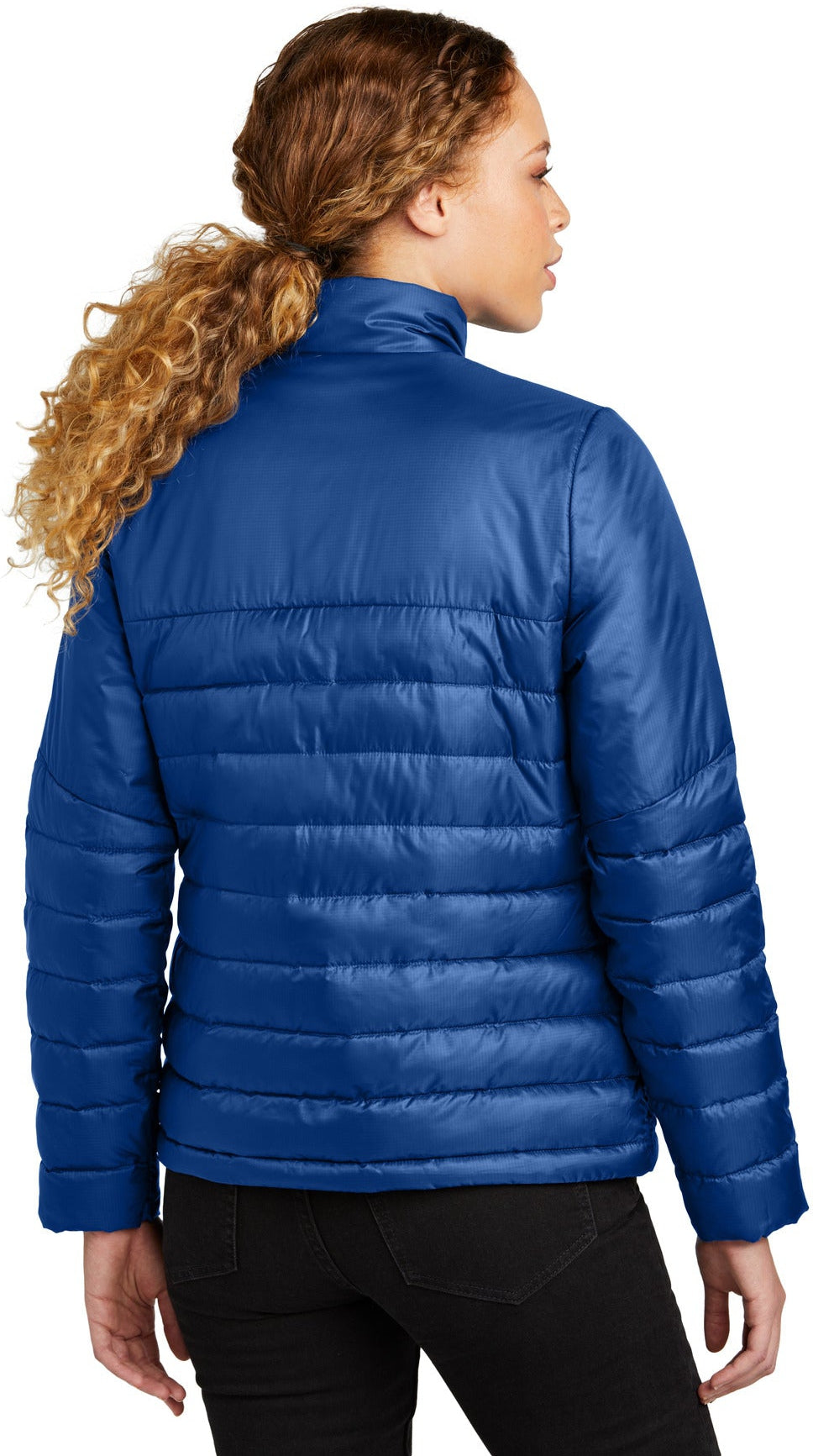 no-logo Eddie Bauer Ladies Quilted Jacket-Eddie Bauer-Thread Logic