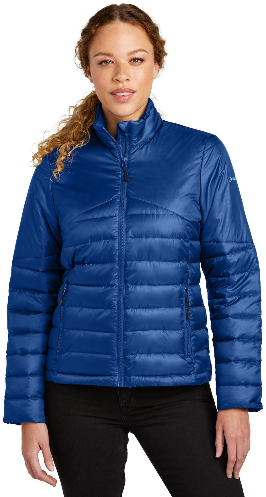 no-logo Eddie Bauer Ladies Quilted Jacket-Eddie Bauer-Thread Logic