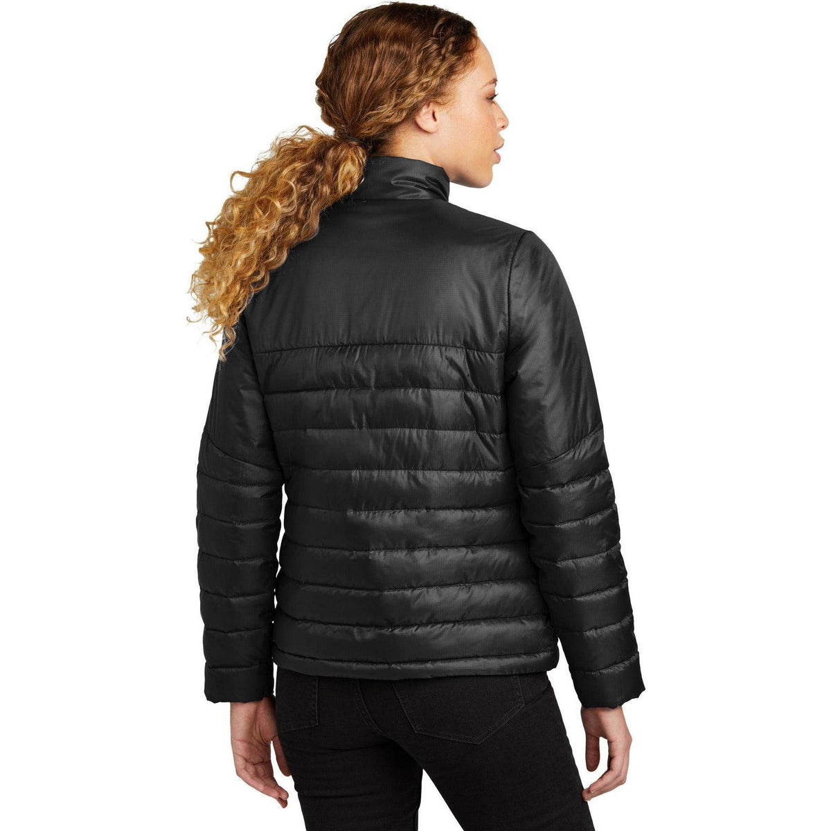 no-logo Eddie Bauer Ladies Quilted Jacket-Eddie Bauer-Thread Logic