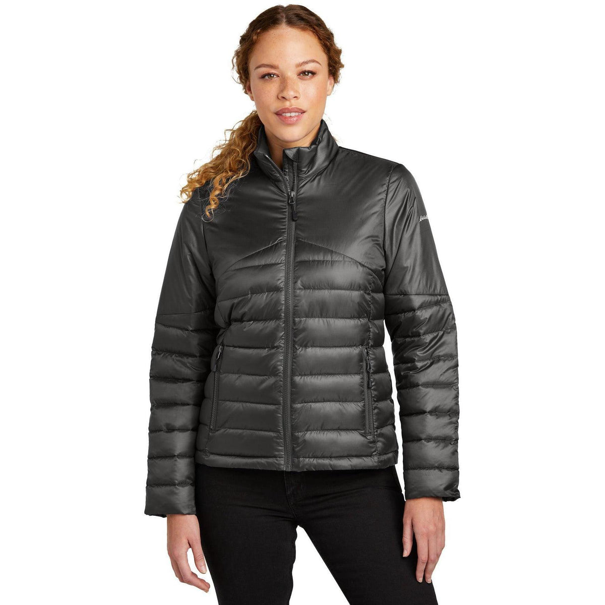 no-logo Eddie Bauer Ladies Quilted Jacket-Eddie Bauer-Thread Logic
