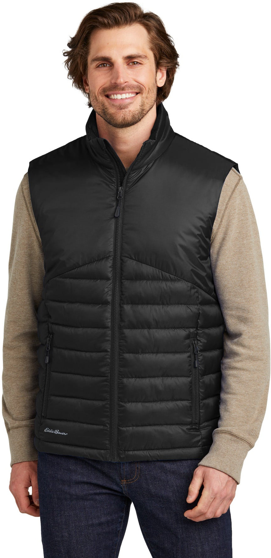 no-logo Eddie Bauer Quilted Vest-Eddie Bauer-Thread Logic