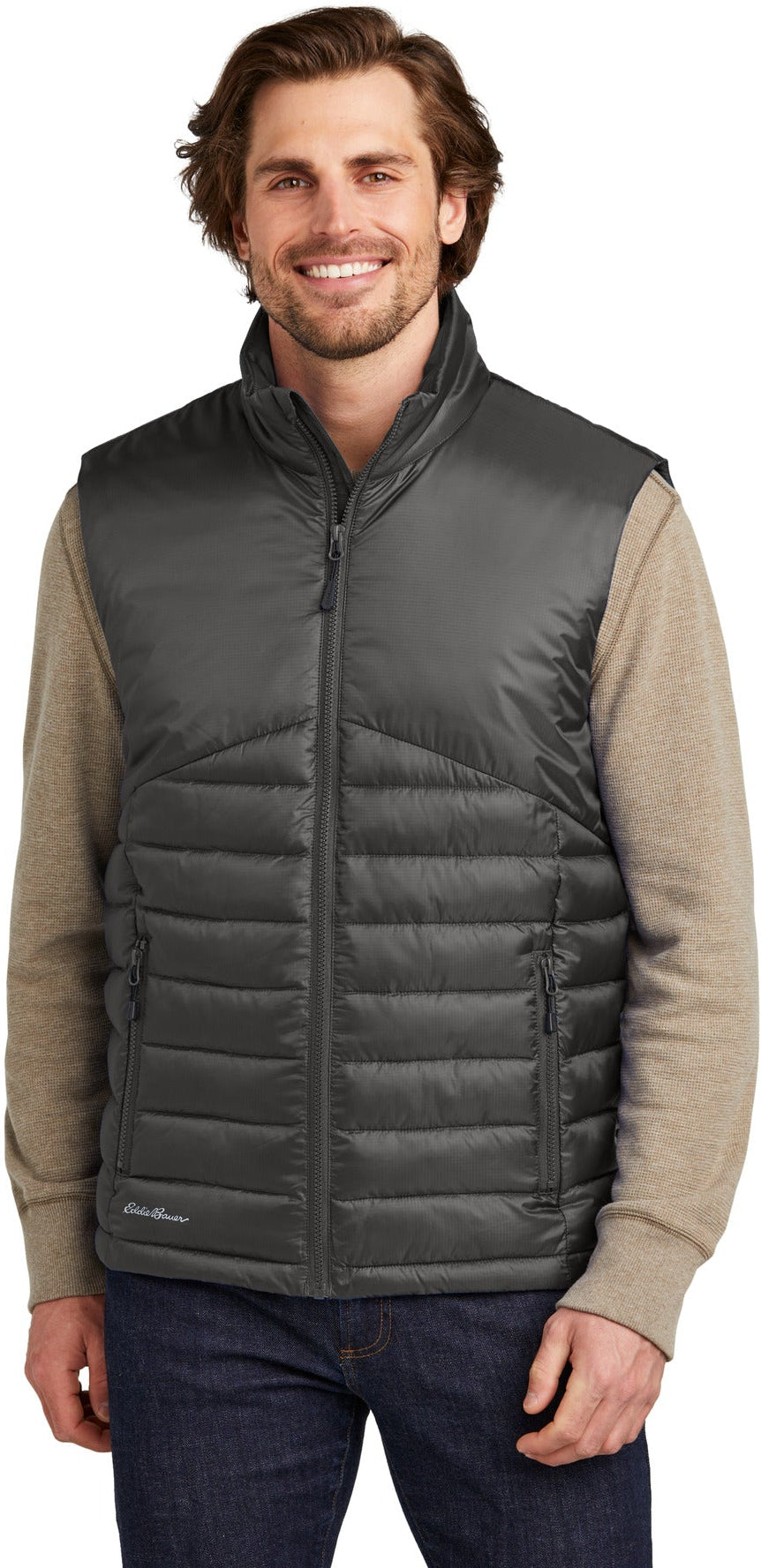 no-logo Eddie Bauer Quilted Vest-Eddie Bauer-Thread Logic