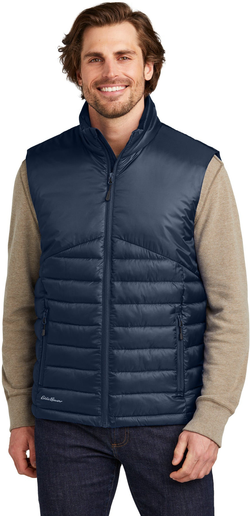 no-logo Eddie Bauer Quilted Vest-Eddie Bauer-Thread Logic
