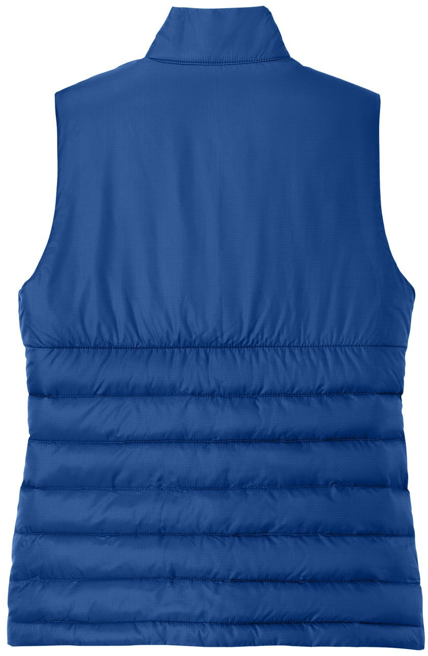 no-logo Eddie Bauer Ladies Quilted Vest-Eddie Bauer-Thread Logic