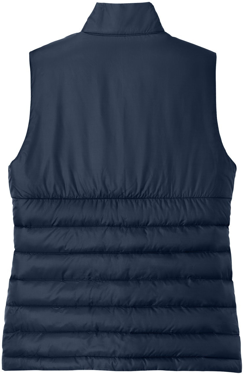 no-logo Eddie Bauer Ladies Quilted Vest-Eddie Bauer-Thread Logic