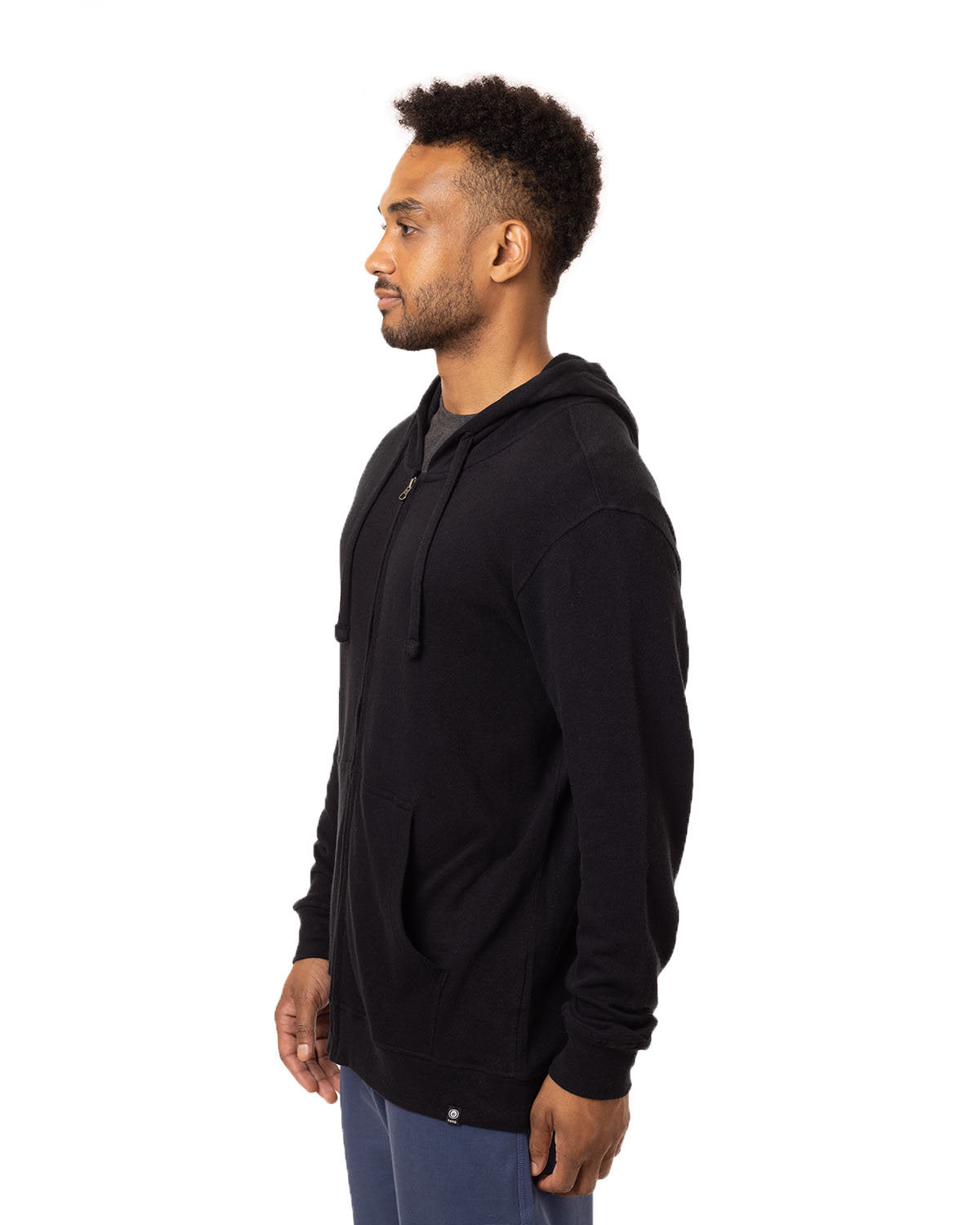 no-logo Econscious Unisex Hemp Hero Full-Zip hooded Sweatshirt-Men's Layering-econscious-Thread Logic