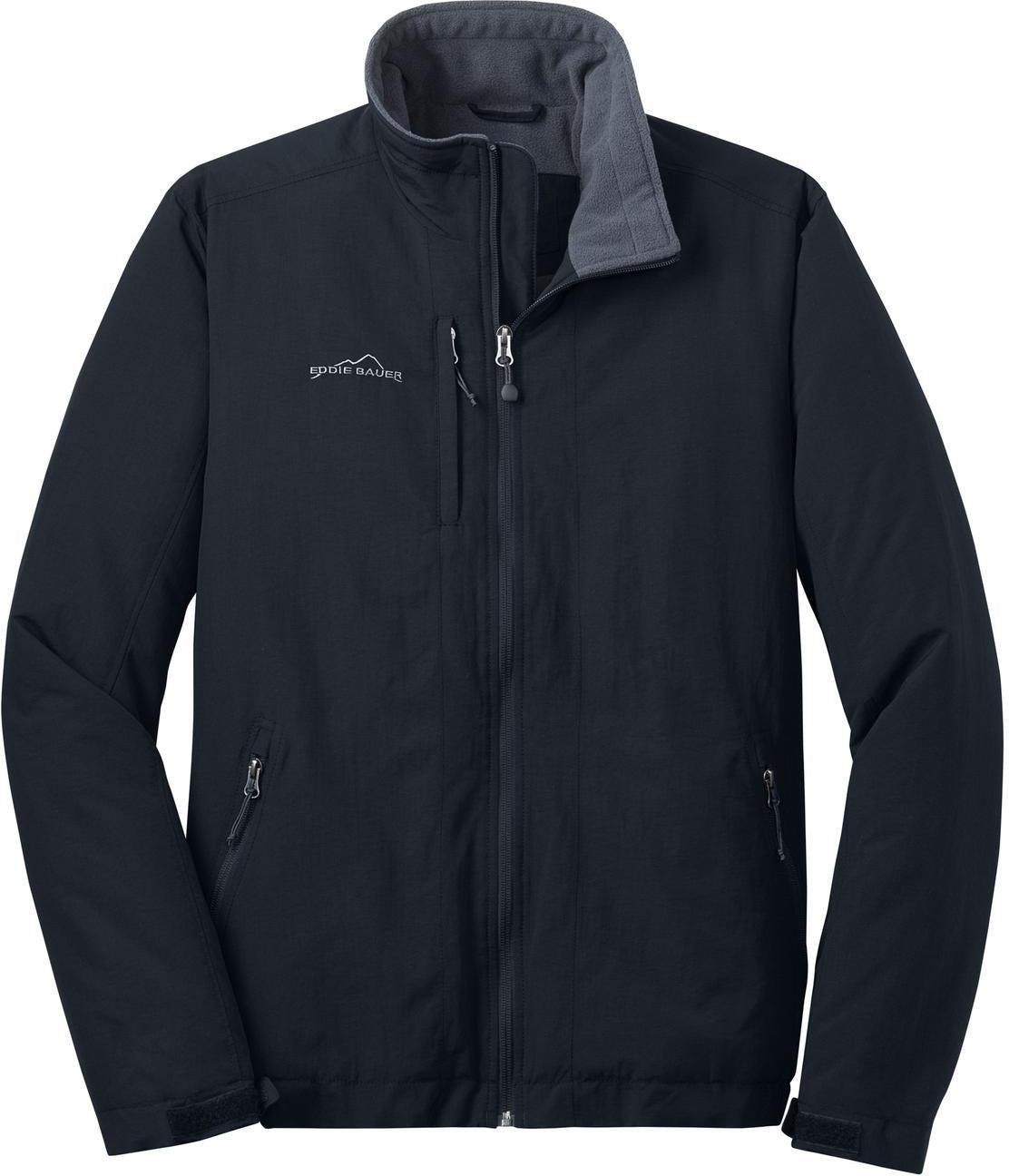 No-Logo CLOSEOUT - Eddie Bauer Fleece-Lined Jacket-Active-Eddie Bauer-Black-S-Thread Logic