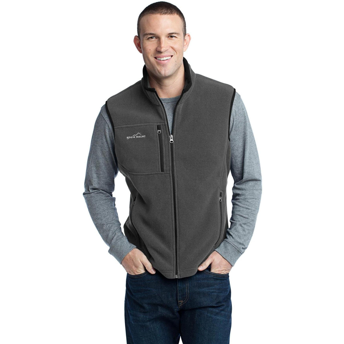 no-logo Eddie Bauer Fleece Vest-Vests-Eddie Bauer-Thread Logic