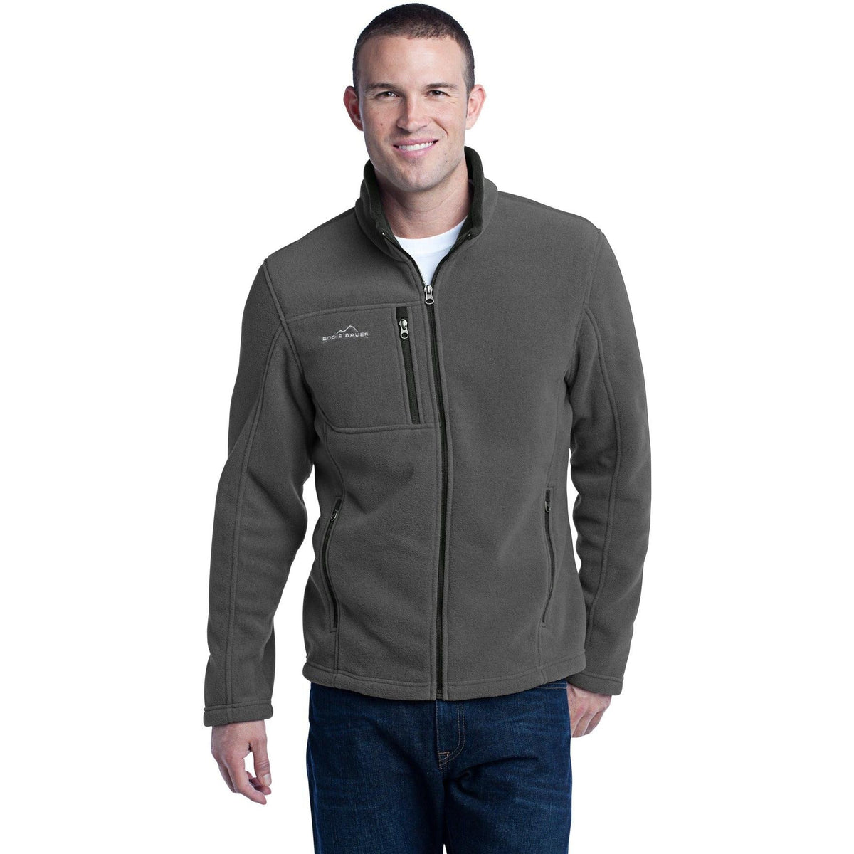 no-logo Eddie Bauer Full-Zip Fleece Jacket-Regular-Eddie Bauer-Thread Logic