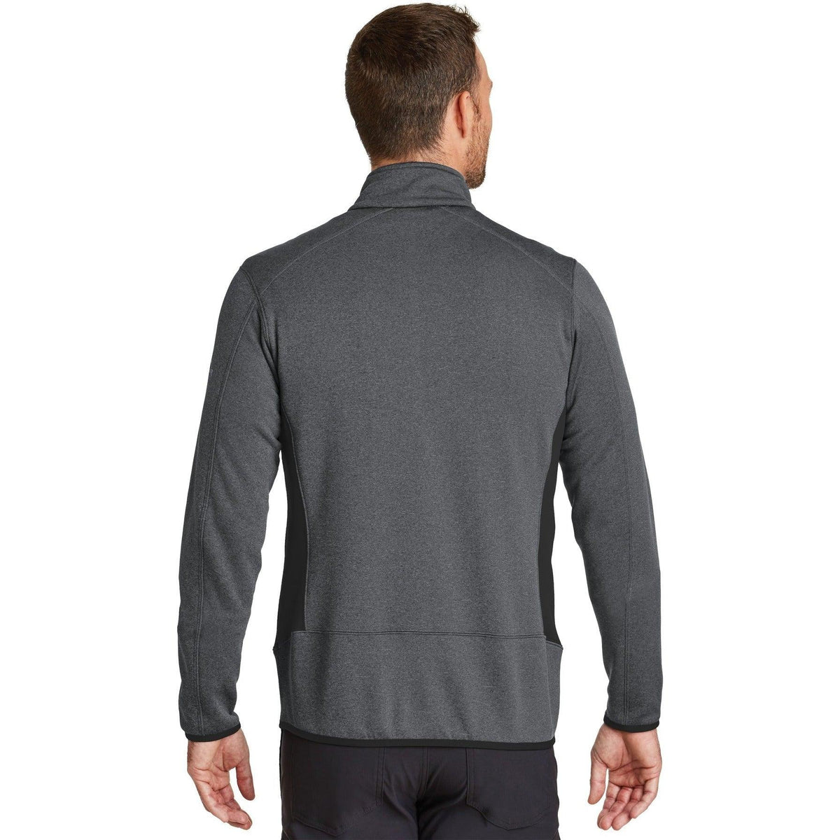 no-logo Eddie Bauer Full-Zip Heather Stretch Fleece Jacket-Regular-Eddie Bauer-Thread Logic