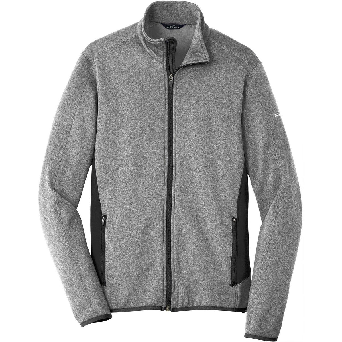 no-logo Eddie Bauer Full-Zip Heather Stretch Fleece Jacket