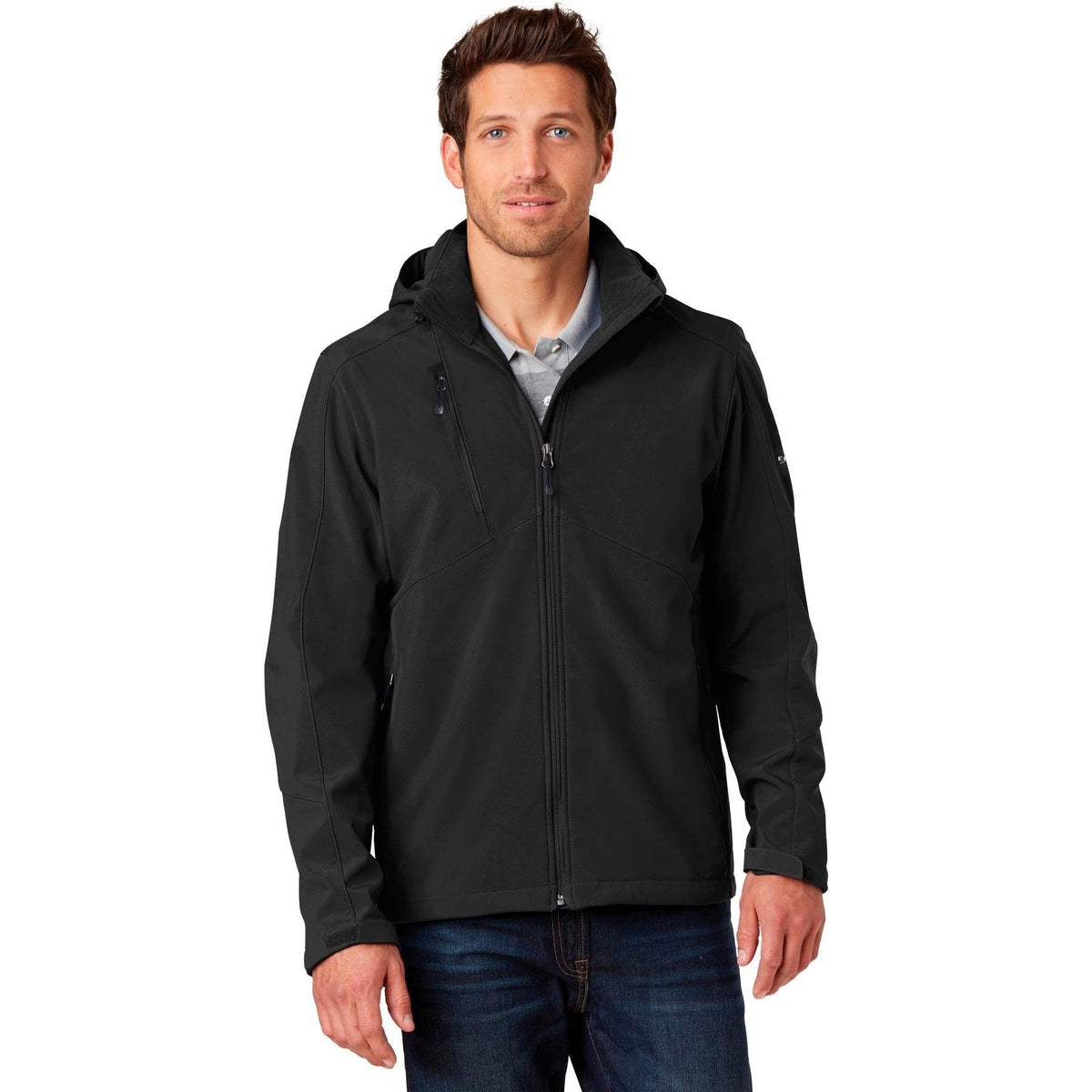 no-logo Eddie Bauer Hooded Soft Shell Parka-Regular-Eddie Bauer-Thread Logic