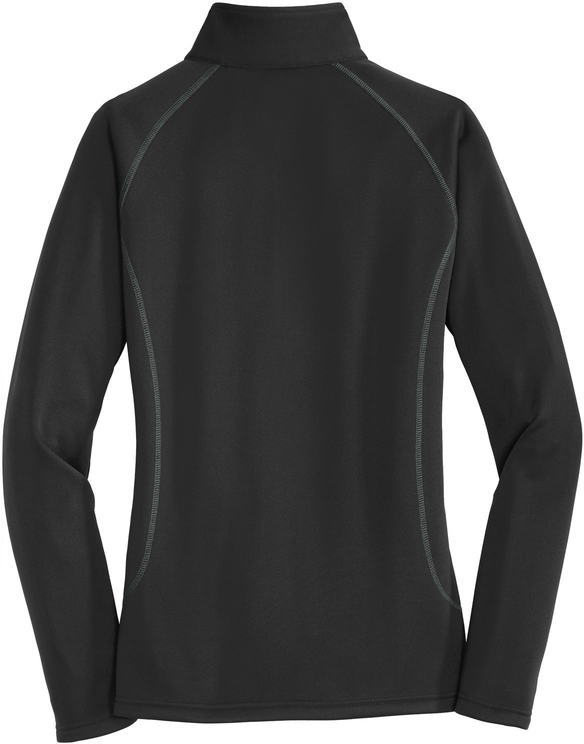 no-logo Eddie Bauer Ladies 1/2-Zip Base Layer Fleece-Regular-Eddie Bauer-Thread Logic
