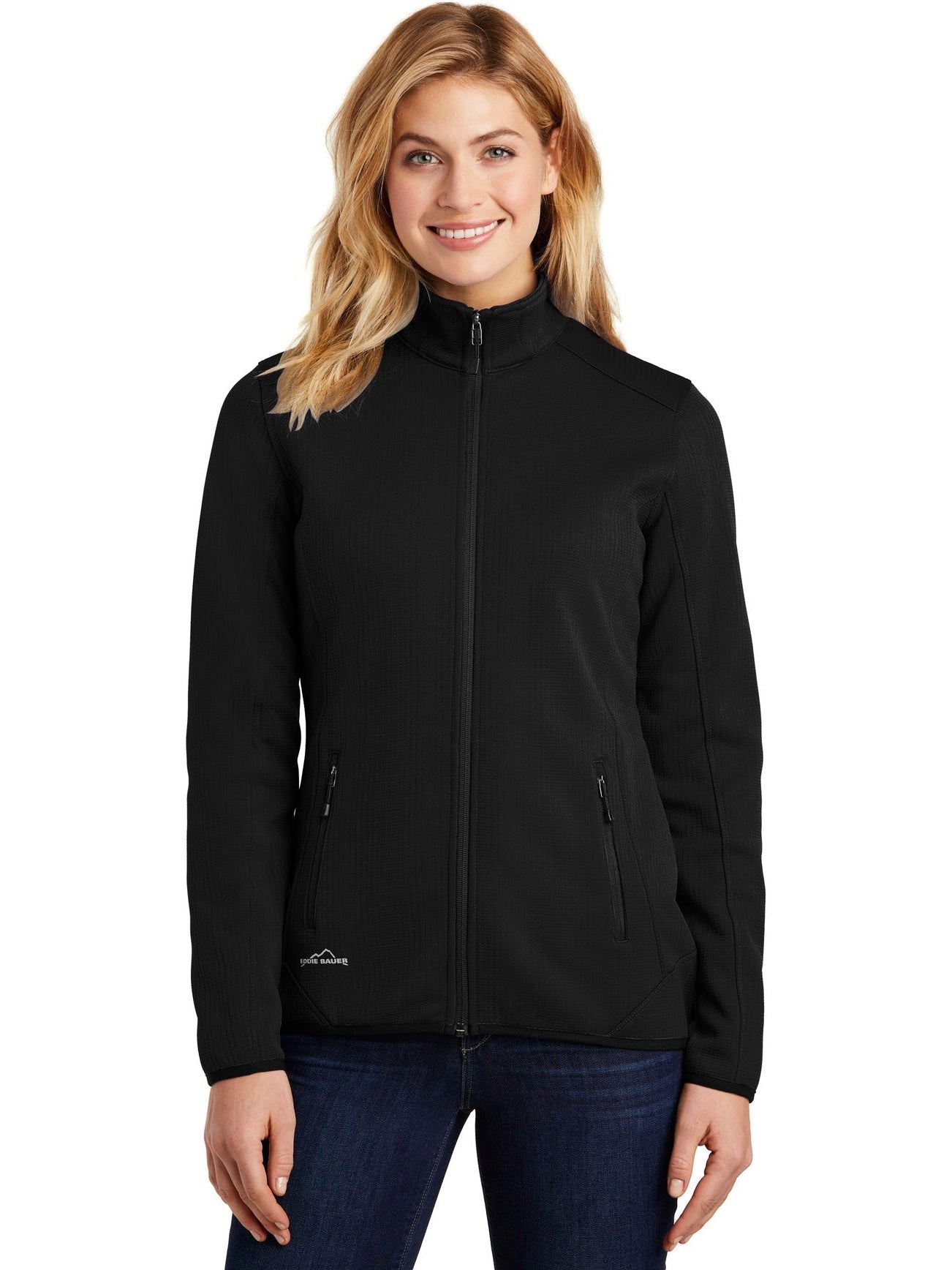 no-logo Eddie Bauer Ladies Dash Full-Zip Fleece Jacket-Regular-Eddie Bauer-Thread Logic