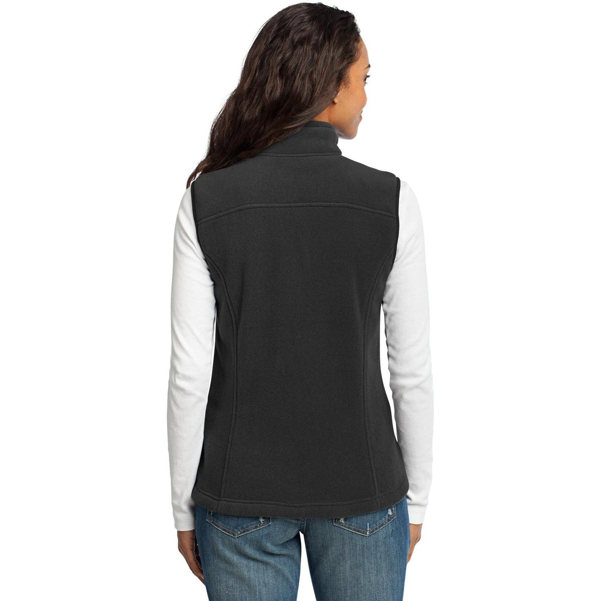 no-logo Eddie Bauer Women's Fleece Vest-Vests-Eddie Bauer-Thread Logic
