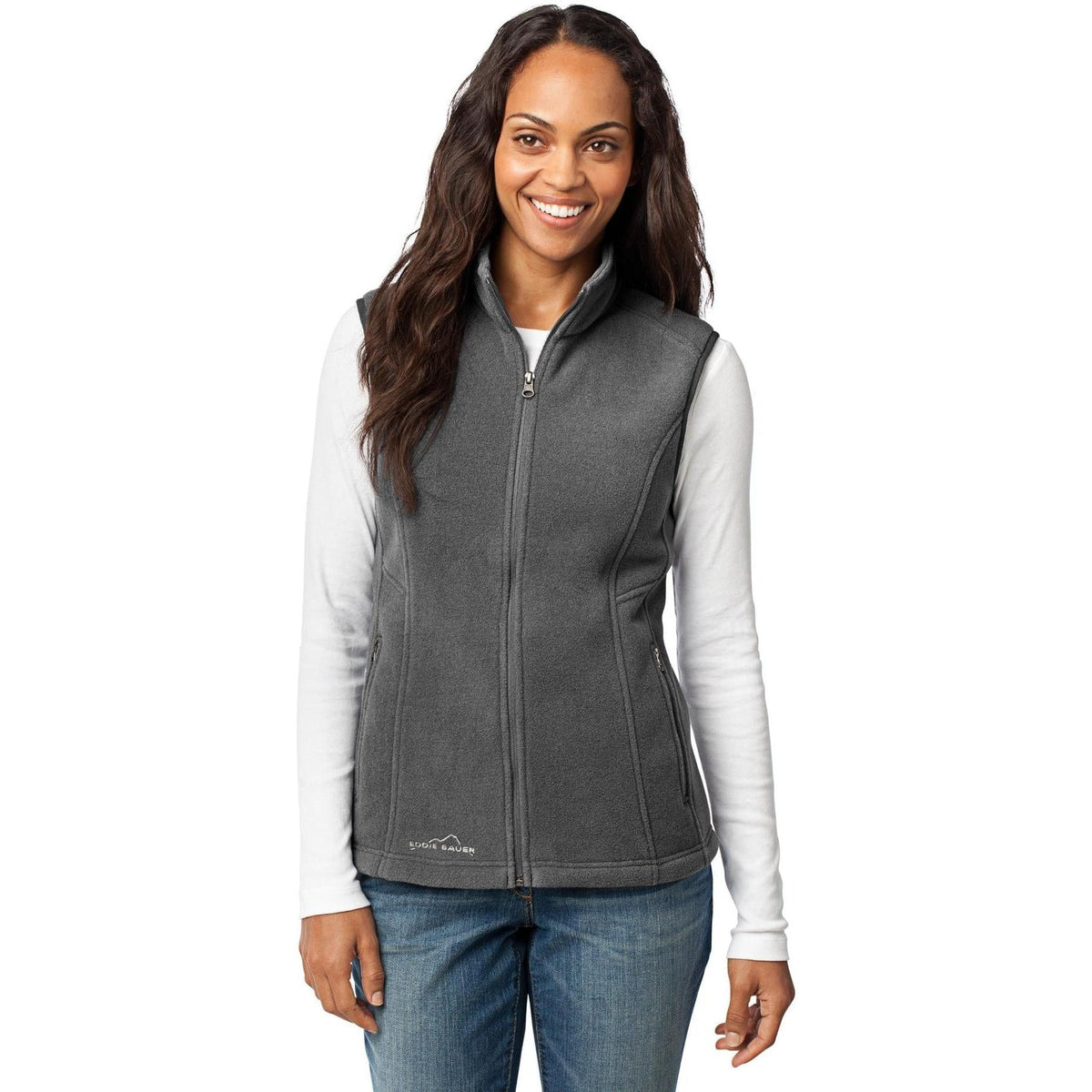 no-logo Eddie Bauer Women's Fleece Vest-Vests-Eddie Bauer-Thread Logic