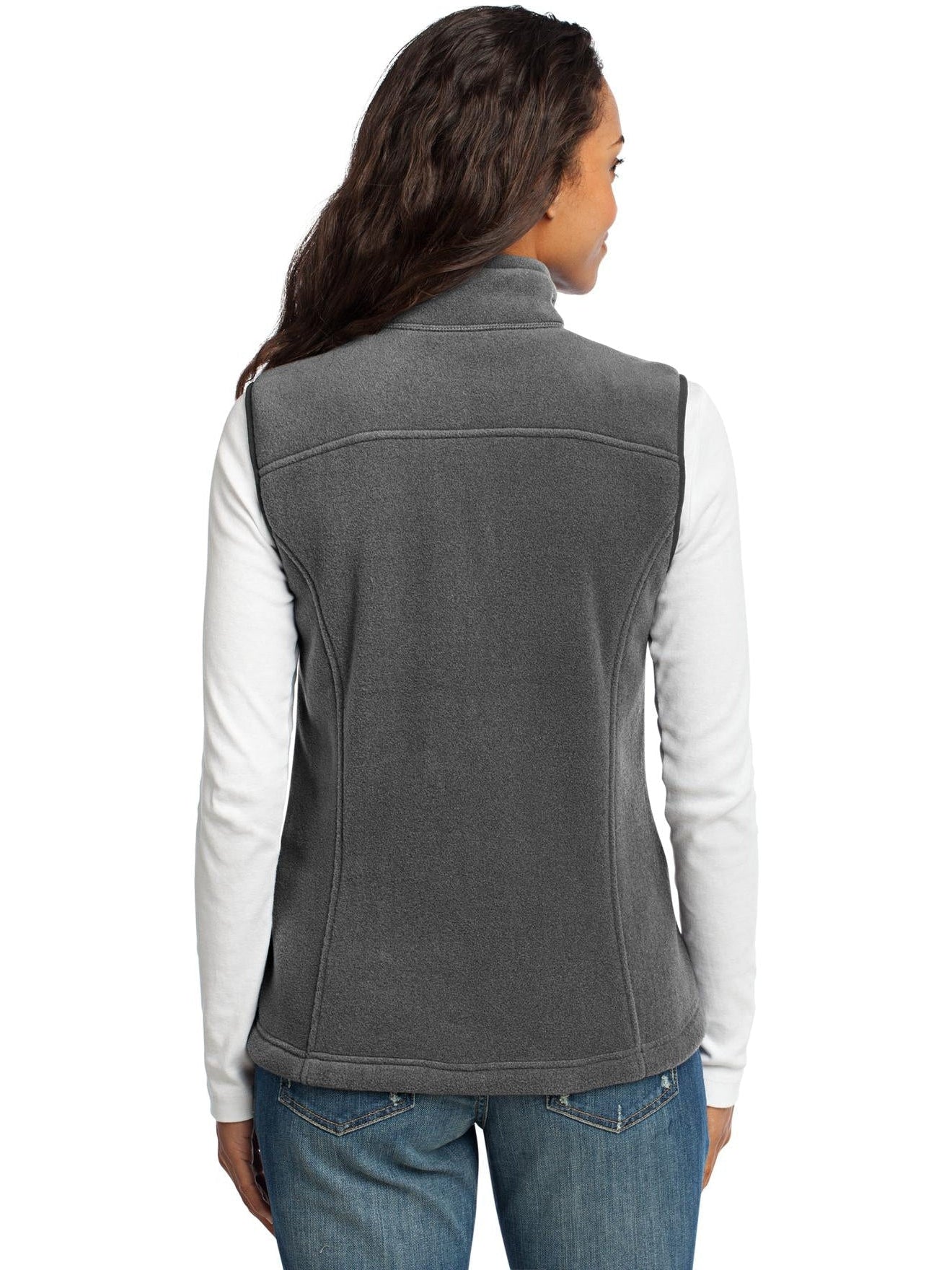 no-logo Eddie Bauer Ladies Fleece Vest-Regular-Eddie Bauer-Thread Logic