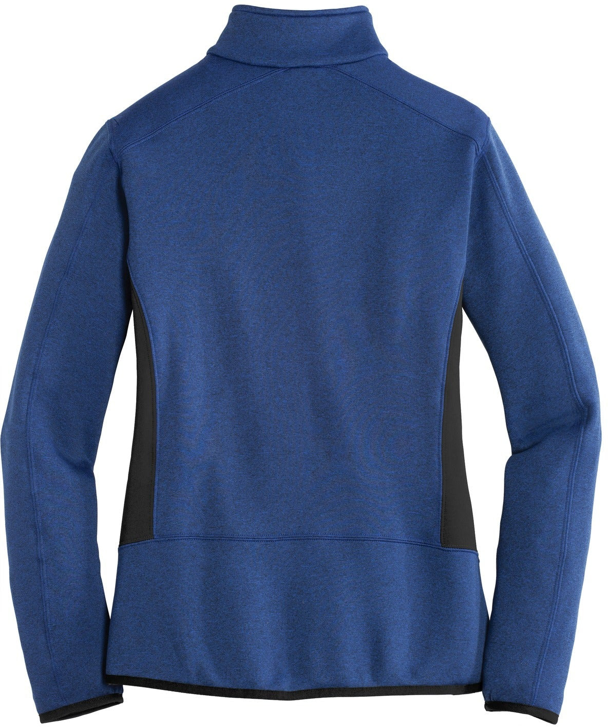 no-logo Eddie Bauer Ladies Full-Zip Heather Stretch Fleece Jacket-Regular-Eddie Bauer-Thread Logic