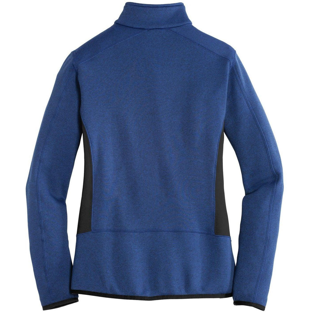 no-logo Eddie Bauer Ladies Full-Zip Heather Stretch Fleece Jacket-Regular-Eddie Bauer-Thread Logic