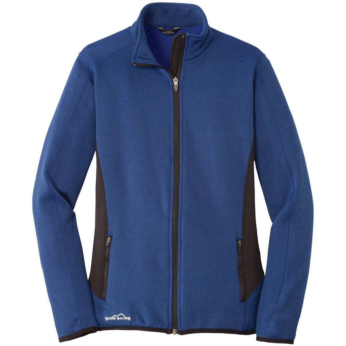 no-logo Eddie Bauer Ladies Full-Zip Heather Stretch Fleece Jacket