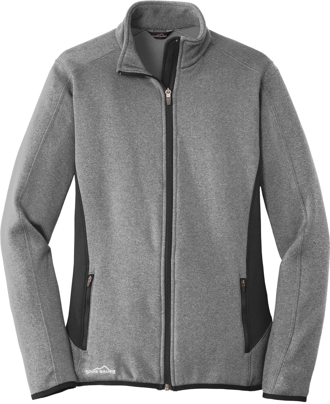 Eddie Bauer Ladies Full-Zip Heather Stretch Fleece Jacket