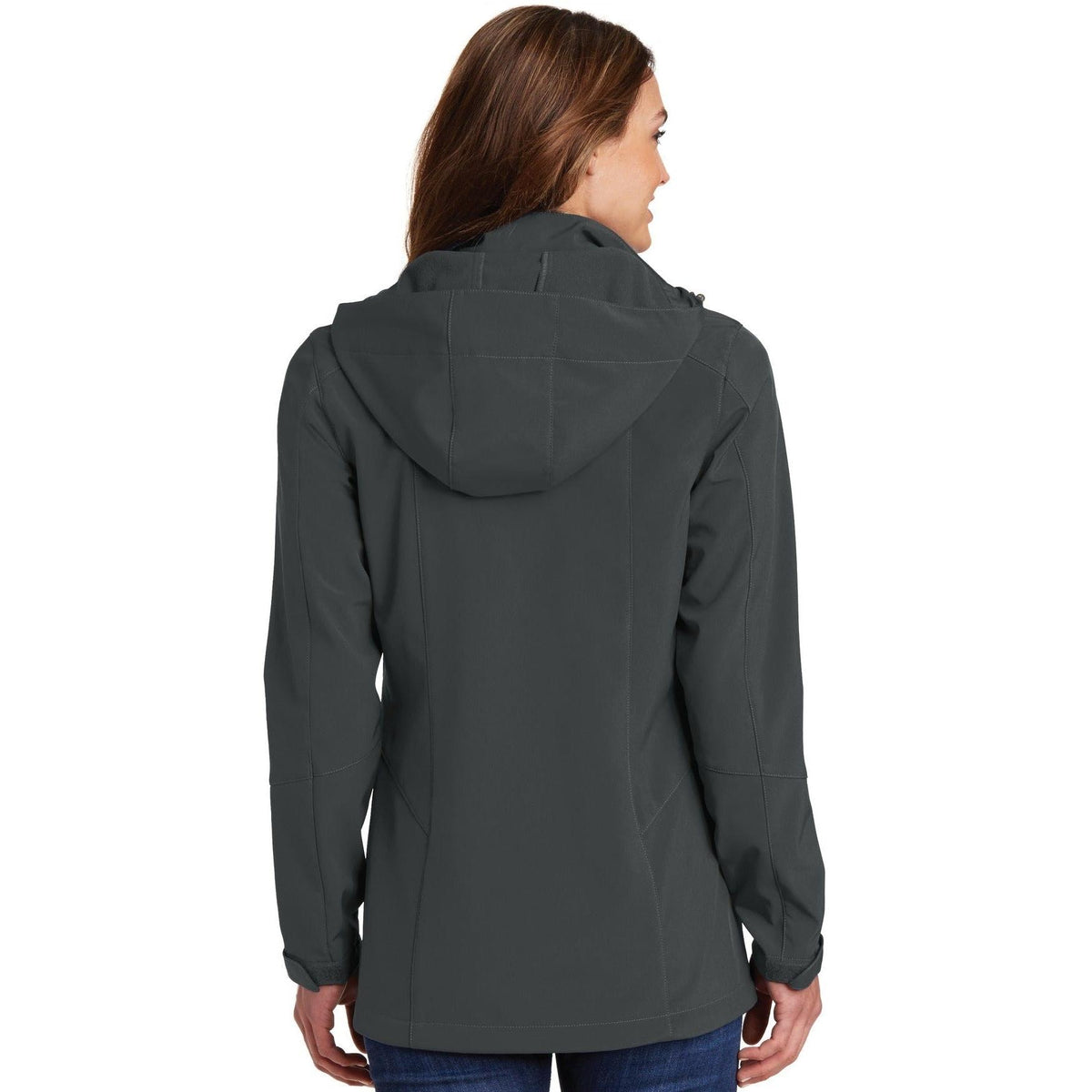 no-logo Eddie Bauer Ladies Hooded Soft Shell Parka-Regular-Eddie Bauer-Thread Logic