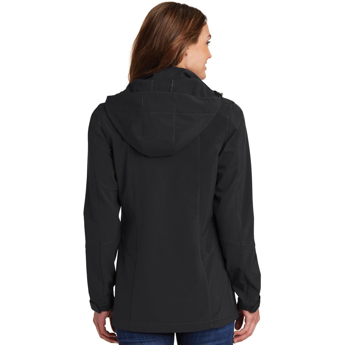 no-logo Eddie Bauer Ladies Hooded Soft Shell Parka-Regular-Eddie Bauer-Thread Logic