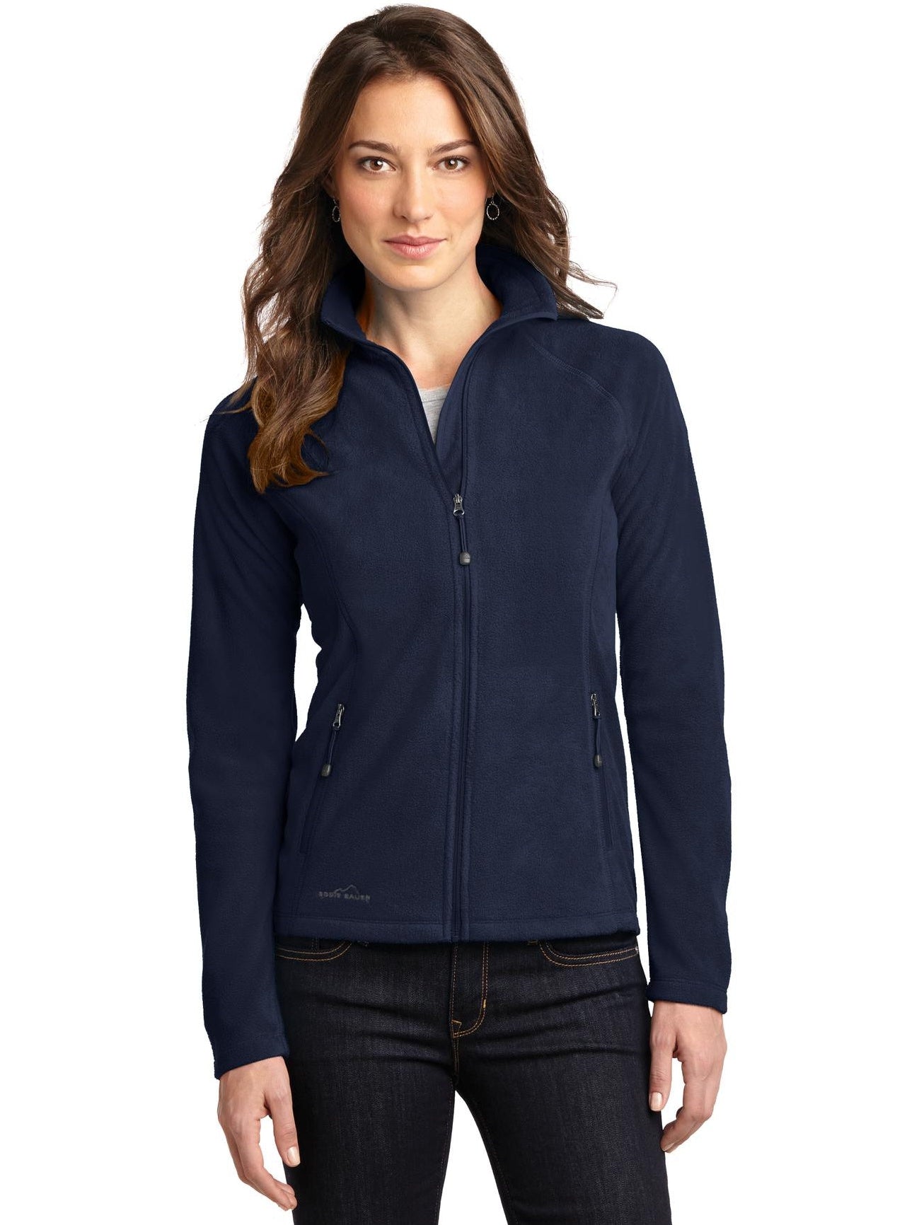 no-logo Eddie Bauer Ladies Microfleece Jacket-Regular-Eddie Bauer-Thread Logic