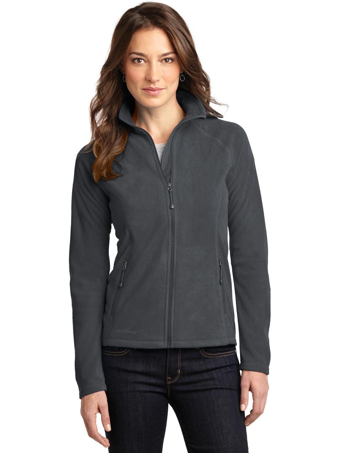 no-logo Eddie Bauer Ladies Microfleece Jacket-Regular-Eddie Bauer-Thread Logic